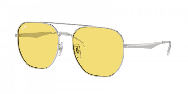 Ray-Ban RB3724D Sunglasses, 003/85 SILVER YELLOW (SILVER)