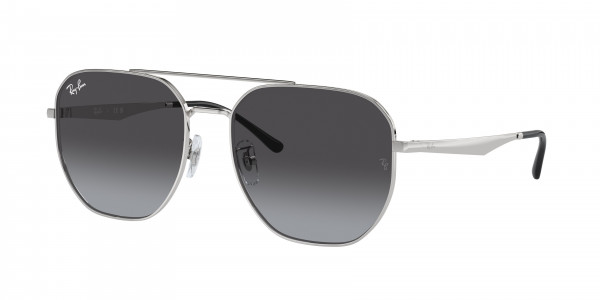 Ray-Ban RB3724D Sunglasses, 003/8G SILVER GREY GRADIENT (SILVER)