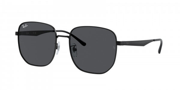 Ray-Ban RB3713D Sunglasses, 002/87 BLACK DARK GREY (BLACK)