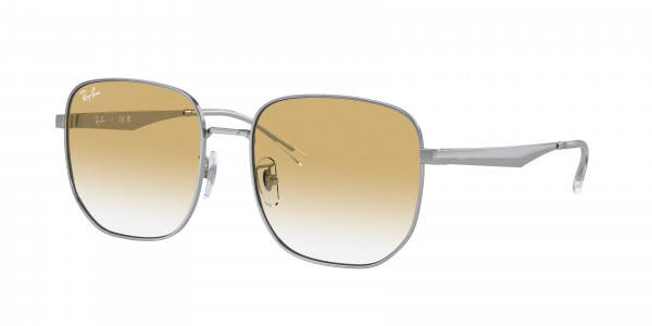 Ray-Ban RB3713D Sunglasses, 003/2Q SILVER CLEAR GRADIENT YELLOW (SILVER)