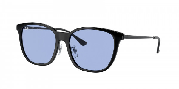 Ray-Ban RB4333D Sunglasses, 674680 BLACK BLUE (BLACK)