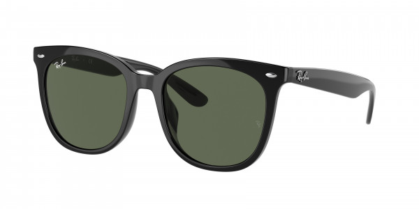 Ray-Ban RB4379D Sunglasses, 601/71 BLACK DARK GREEN (BLACK)