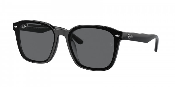 Ray-Ban RB4392D Sunglasses, 601/81 BLACK DARK GREY POLAR (BLACK)