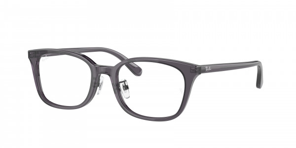 Ray-Ban Optical RX5407D Eyeglasses, 5920 TRANSPARENT DARK GREY (GREY)