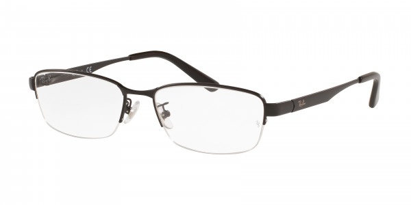 Ray-Ban Optical RX6453D Eyeglasses, 2503 MATTE BLACK (BLACK)