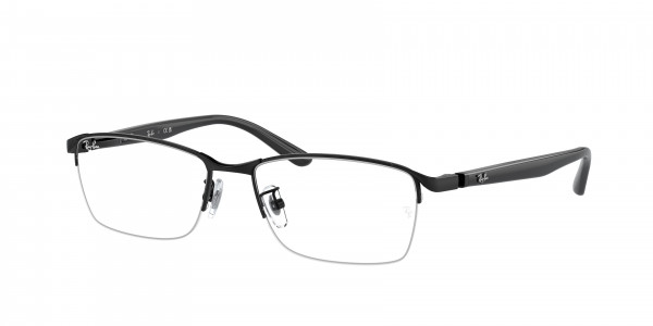 Ray-Ban Optical RX6501D Eyeglasses, 2503 MATTE BLACK (BLACK)