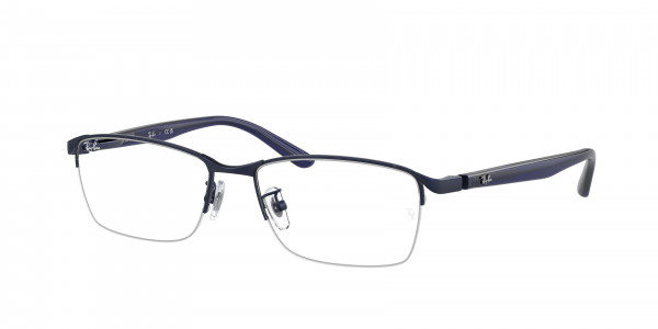 Ray-Ban Optical RX6501D Eyeglasses, 3076 MATTE BLU (BLUE)