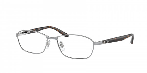 Ray-Ban Optical RX6502D Eyeglasses, 2595 BRUSHED SILVER (SILVER)