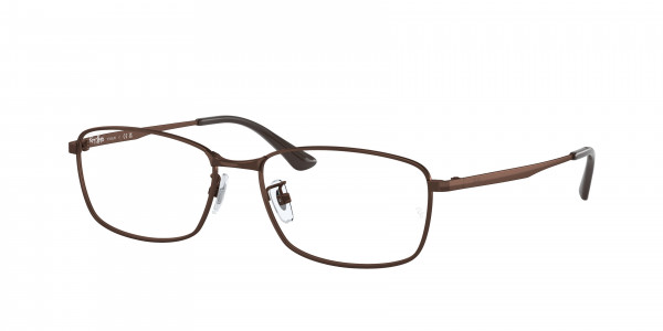 Ray-Ban Optical RX8775D Eyeglasses, 1121 MATTE BROWN (BROWN)