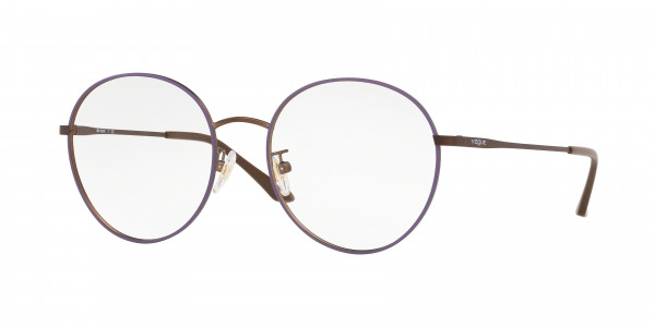Vogue VO4123D Eyeglasses, 5115 TOP MATTE VIOLET/MATTE COPPER (VIOLET)
