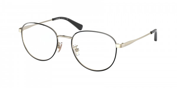 Coach HC5115D Eyeglasses, 9346 BLACK / LIGHT GOLD (BLACK)