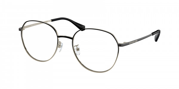 Michael Kors MK3067D BHUTAN Eyeglasses, 1001 BHUTAN BLACK LIGHT GOLD GRADIE (BLACK)