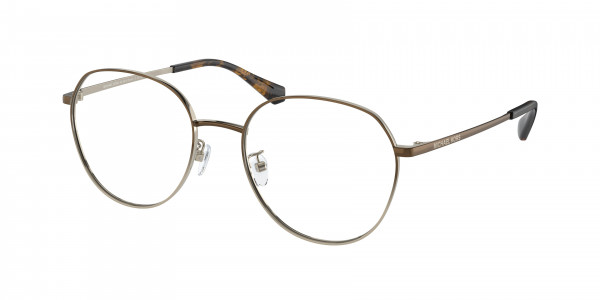 Michael Kors MK3067D BHUTAN Eyeglasses, 1014 BHUTAN BROWN LIGHT GOLD GRADIE (BROWN)