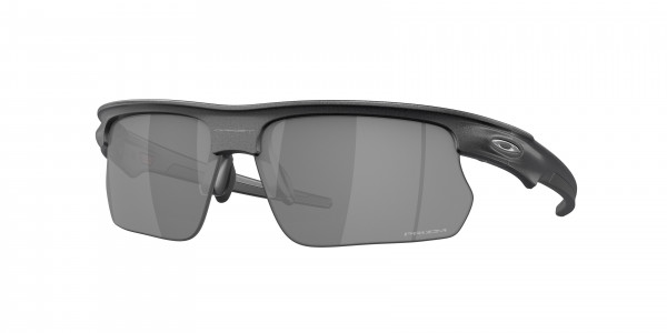 Oakley OO9400 BISPHAERA Sunglasses, 940002 BISPHAERA STEEL PRIZM BLACK (GREY)