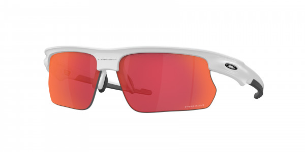 Oakley OO9400 BISPHAERA Sunglasses, 940010 BISPHAERA MATTE WHITE PRIZM FI (WHITE)