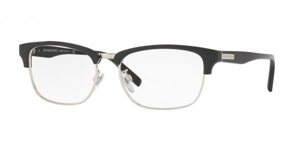 Burberry BE2238D Eyeglasses, 3001 BLACK/SILVER (BLACK)