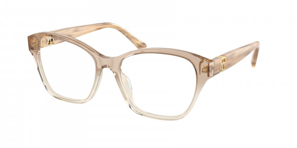 Ralph Lauren RL6236U Eyeglasses, 6111 TRANSPARENT BEIGE (BROWN)