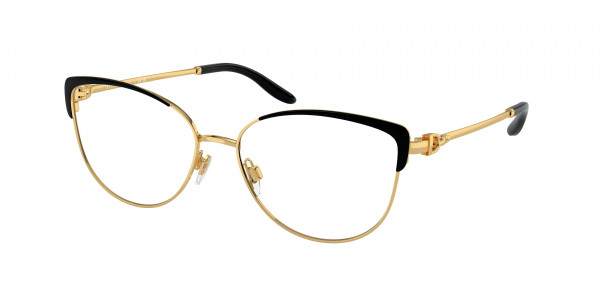 Ralph Lauren RL5123 Eyeglasses, 9004 BLACK/GOLD (BLACK)