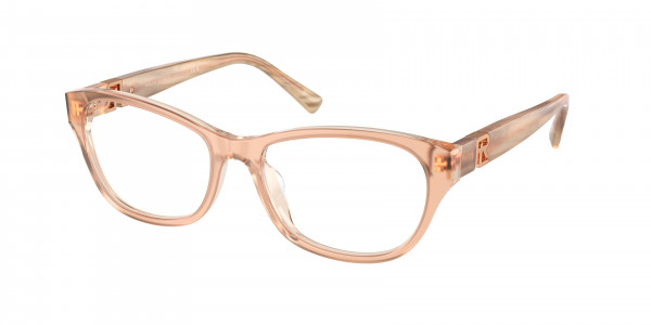 Ralph Lauren RL6237U Eyeglasses, 6110 TRANSPARENT PINK (PINK)