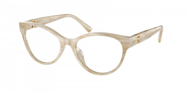 Ralph Lauren RL6238U Eyeglasses, 6107 CREAM HORN (BEIGE)