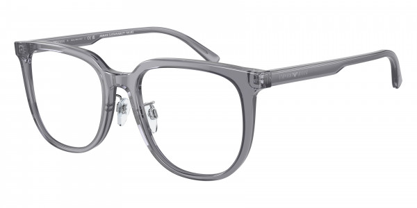 Emporio Armani EA3226D Eyeglasses, 5029 SHINY TRANSPARENT GREY (GREY)