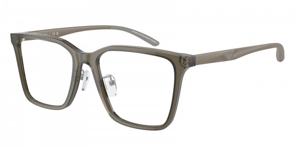 Emporio Armani EA3232D Eyeglasses, 5029 SHINY TRANSPARENT GREY (GREY)