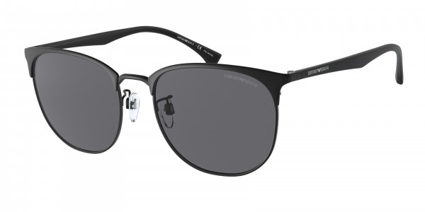 Emporio Armani EA2122D Sunglasses, 300181 MATTE BLACK POLAR GREY (BLACK)