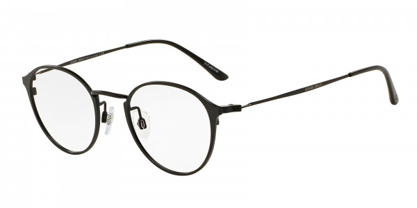 Giorgio Armani AR5055TD Eyeglasses, 3001 MATTE BLACK (BLACK)