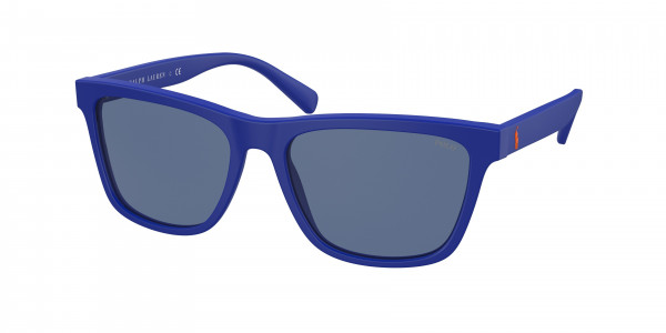 Polo PH4167F Sunglasses, 596280 MATTE ROYAL BLUE DARK BLUE (BLUE)