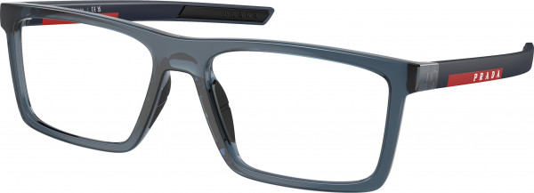 Prada Linea Rossa PS 02QV Eyeglasses, CZH1O1 TRANSPARENT AVIO (BLUE)