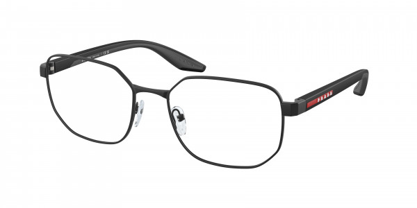 Prada Linea Rossa PS 50QV Eyeglasses, DG01O1 BLACK RUBBER (BLACK)