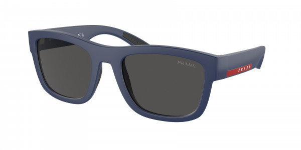 Prada Linea Rossa PS 01ZS Sunglasses, TFY06F BLUE RUBBER DARK GREY (BLUE)