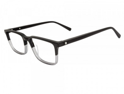 Club Level Designs CLD9370 Eyeglasses, C-3 Matt Black/Grey Crystal