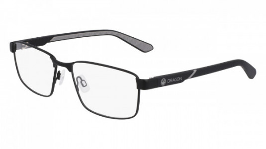Dragon DR5017 Eyeglasses, (002) SATIN BLACK/ BLACK/ GREY