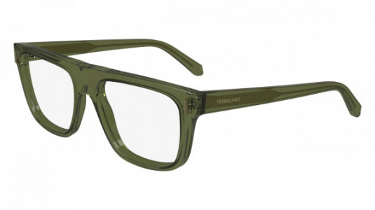 Ferragamo SF2997 Eyeglasses, (320) TRANSPARENT KHAKI