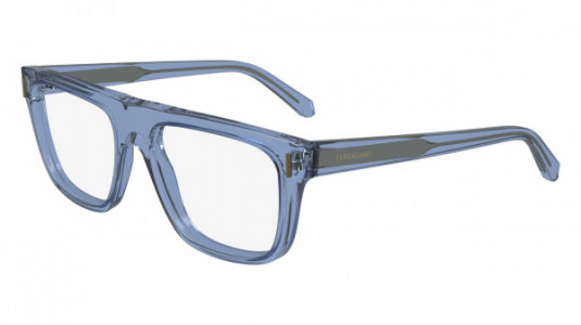 Ferragamo SF2997 Eyeglasses, (432) TRANSPARENT BLUE