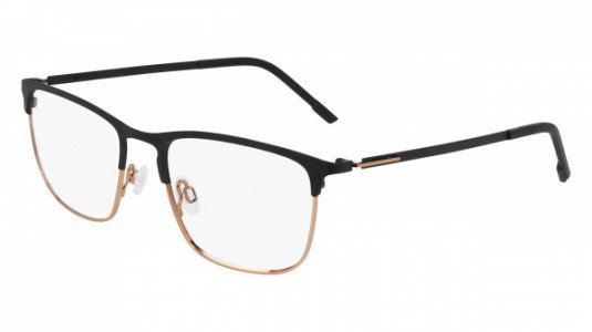 Flexon FLEXON E1148 Eyeglasses, (002) MATTE BLACK/ COPPER