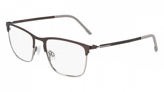 Flexon FLEXON E1148 Eyeglasses, (070) MATTE GUNMETAL/ SILVER