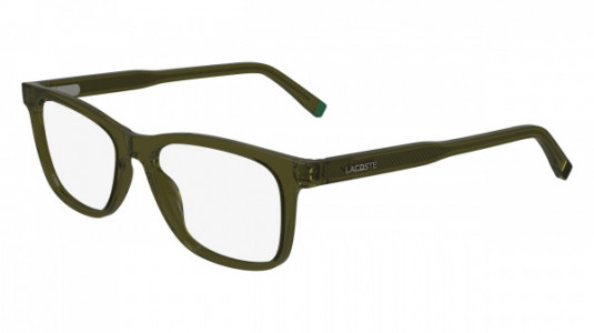 Lacoste L2945 Eyeglasses, (275) TRANSPARENT KHAKI