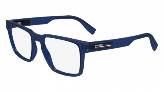 Lacoste L2948 Eyeglasses, (410) TRANSPARENT BLUE