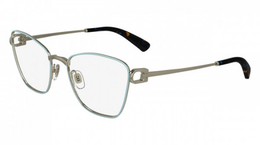 Longchamp LO2162 Eyeglasses, (712) LIGHT GOLD/AZURE