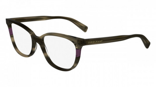 Longchamp LO2739 Eyeglasses, (211) STRIPED BROWN