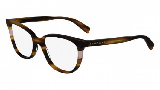 Longchamp LO2739 Eyeglasses, (228) STRIPED HAVANA