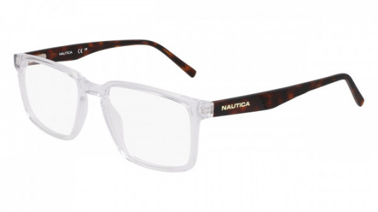 Nautica N8187 Eyeglasses, (970) CRYSTAL CLEAR