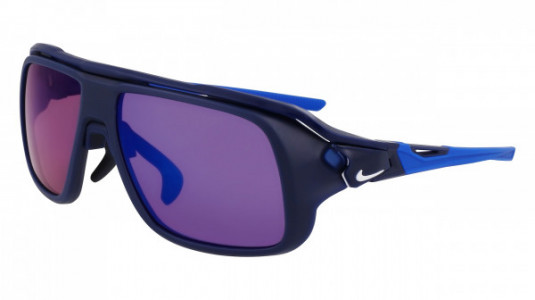 Nike NIKE FLYFREE SOAR E EV24002 Sunglasses, (410) MAT MIDNGHT NAVY/ROAD BLUE/CLR