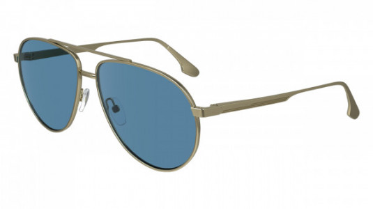 Victoria Beckham VB242S Sunglasses, (720) GOLD/BLUE