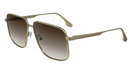 Victoria Beckham VB243S Sunglasses, (702) GOLD/BROWN GRADIENT