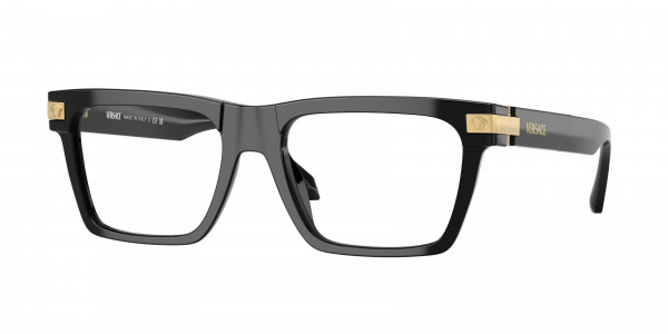 Versace VE3354 Eyeglasses, GB1 BLACK
