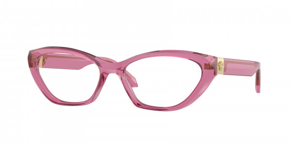 Versace VE3356 Eyeglasses, 5469 TRANSPARENT LIGHT PINK (PINK)
