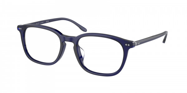 Polo PH2266D Eyeglasses, 5652 SHINY TRANSP BLUE (BLUE)